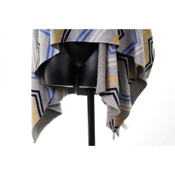 Talbots Chevron Wrapped Cardigan Cotton Blend Women's One Size Shawl Wrap - Picture 3 of 12